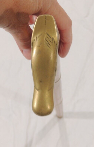 Vintage Messing Pferdekopf Gehstock Gehstock Holz Sammlerstück 34" zusammenklappbar 4 Stück - Bild 12 von 17