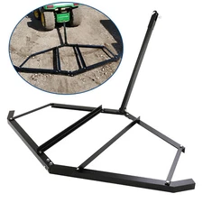 72" Adjustable Tow-Behind ForATV UTV Lawn Tractor Landscape Driveway Harrow Drag