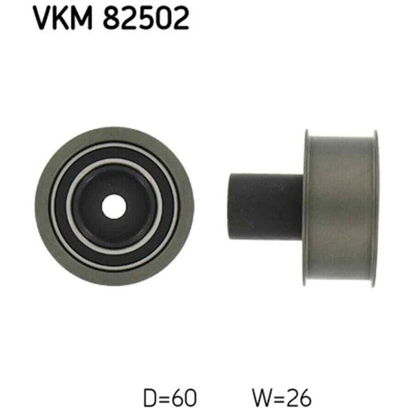 SKF Umlenkrolle, Zahnriemen VKM 82502-image