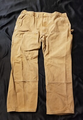 美品 UNUSED 25SS Double Knee Duck Pants 4 Carhartt B01 BRN Duck Double Knee Dungaree Work Pants USA