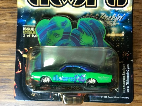 THE DOORS HOT ROCKIN' STEEL DIE CAST DODGE CHARGER STILL FACTORY SEALED 1999 - Picture 4 of 9