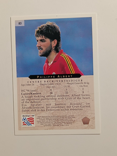 Upper Deck World Cup USA 94 Cards 1 to 250 - Picture 155 of 489