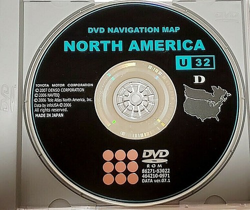 2006 2007 2008 LEXUS IS250 IS350 GEN5 NAVIGATION DISC DVD U32 7.1 NORTH AMERICA
