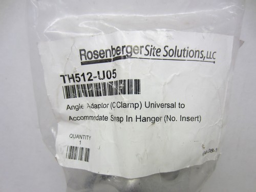 Rosenberger (TH512-U05)/Trägerklemme) 3'4" Löcher für Snap-In (Aufhängertasche von 10) - Bild 4 von 6