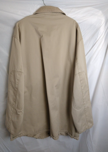 Herren Banana Republic Canvas Feld Scheune Hausarbeit Mantel beige Safari Jagd Größe Lg - Bild 2 von 10
