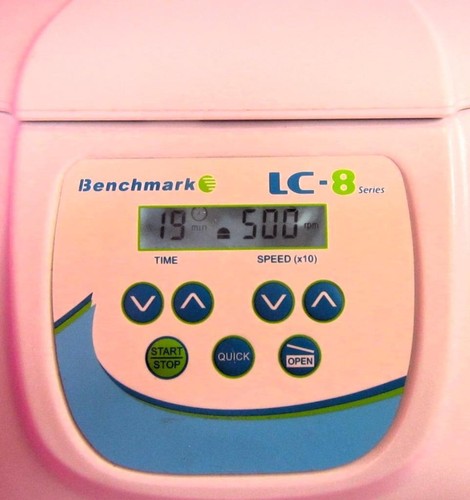 Centrífuga de sobremesa Benchmark LC-8 120 V 8 lugares rotor fijo 400-5000 rpm y temporizador - Imagen 4 de 19