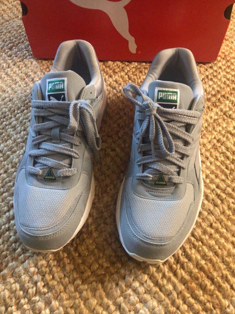 Puma Trinomic R698 Men's 11.5 Quarry/White Leather & Mesh 357837 06 | eBay Puma Trinomic R698 Men's 11.5 Quarry/White Leather & Mesh 357837 06 | eBay