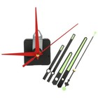 1 Set Glow In The Dark Clock Hands and Clock Mechanism Clock Hands and Motor Kit