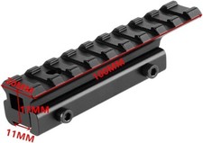 SEE THRU HIGH Remington Nylon 66 .22 Dovetail Picatinny Scope Rail Adapter FIE SEE THRU HIGH Remington Nylon 66 .22 Dovetail Picatinny Scope Rail Adapter FIE - Image 1