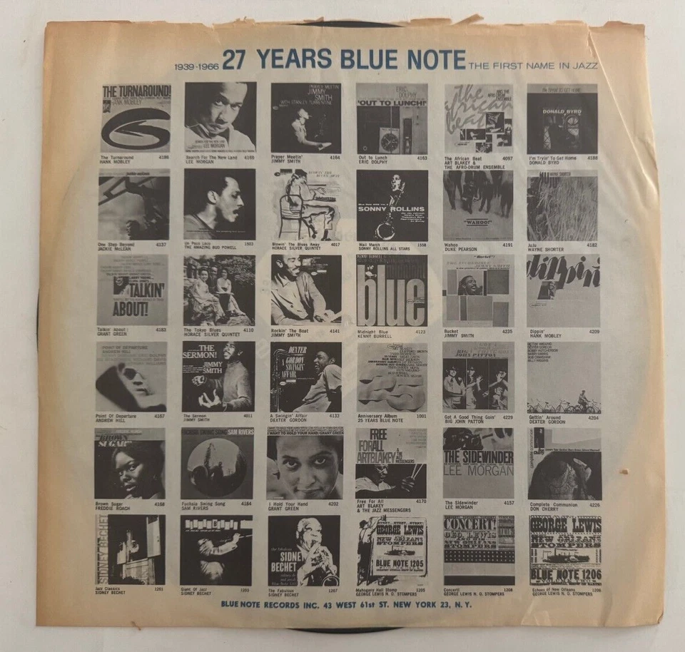 Freddie Hubbard "Blue Spirits" Blue Note 4196 LP ~ Van Gelder ~ Promo Mono VG++ - Image 3 of 4