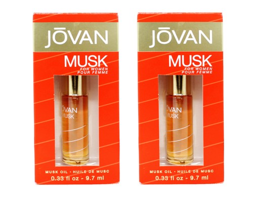 Jovan Musk Fragrance Oil for Women,0.33 fl oz - 2 Pack - 第 1/5 張圖片