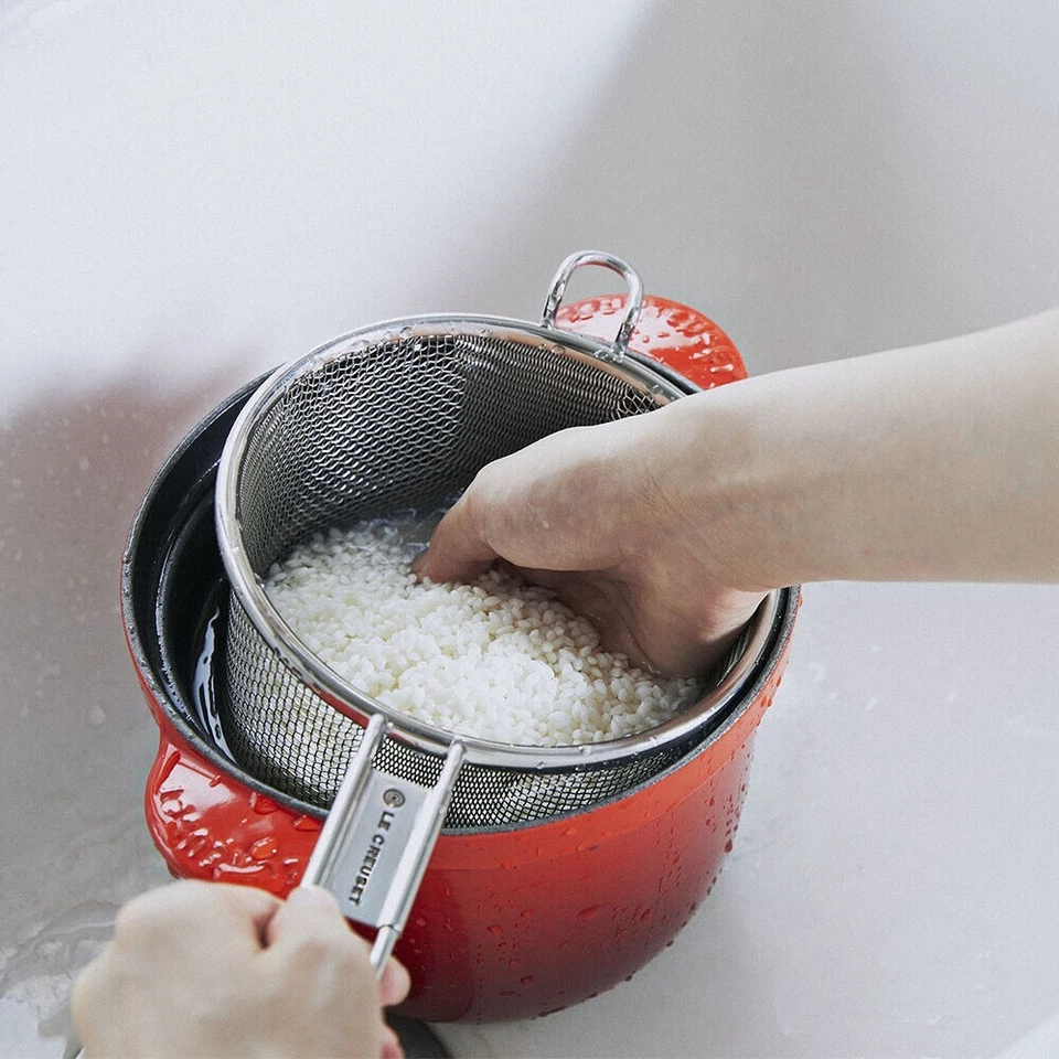 LE CREUSET Every Colander For Cocotte Every Pot 18cm Fryer & Steamer CBP - Photo 2/4