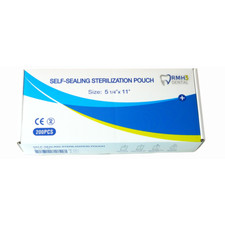 RMH3 Dental 5.25" x 11" Self-Sealing Sterilization Pouch 200/Box #SP-5003