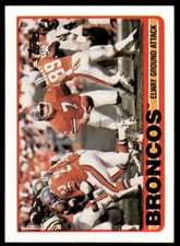 1989 Topps #238 (Elway Ground Attack) Denver Broncos Near Mint or Better 29047