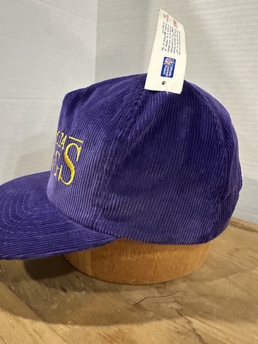 MINNESOTA VIKINGS PROLINE ANNCO VINTAGE NFL LILA KORD NEU MIT ETIKETT Cap/Mütze - Bild 10 von 17