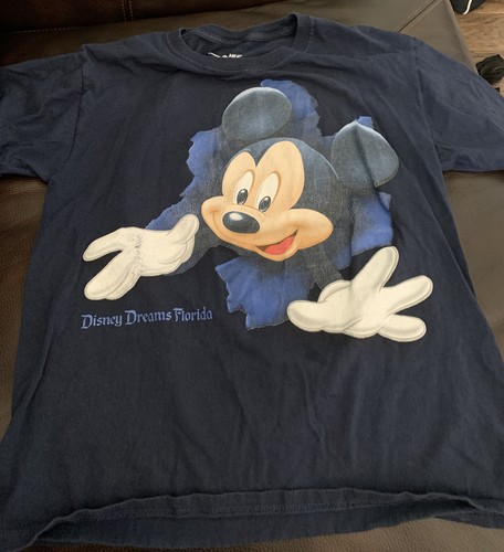 Disney Dreams Florida Mickey Mouse dunkelblau Jugend Shirt Größe: Large - Bild 1 von 5