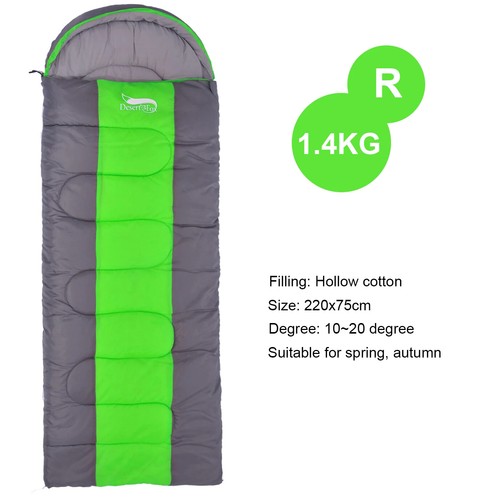 Camping Sleeping Bags Lightweight 4 Seasons Warm Cotton Sleeping Bag Backpacking - Bild 9 von 40