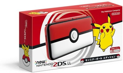 New Nintendo 2DS LL Monster Ball Edition Game Console with Amiibo From Japan | eBay New Nintendo 2DS LL Monster Ball Edition Game Console with Amiibo From Japan | eBay