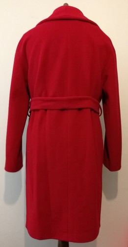 Allegri Wool Cashmere Wrap Coat Red Size Ita 44 uk 12 eu 38 RRP £565 - Picture 2 of 6