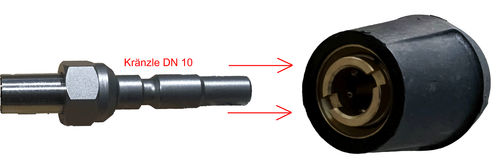 Langnippel Adapter Schnellkupplung DN 10  auf Kärcher TR22 Easy - Bild 3 von 3