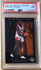 2000 Upper Deck Century Legend Basketball #87 Michael Jordan PSA 9
