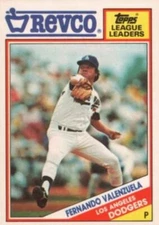 1988 Topps Revco League Leaders Baseball #14 Fernando Valenzuela Dodgers