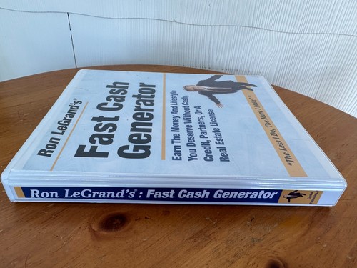 RON LEGRAND'S FAST CASH GENERATOR REAL ESTATE INVESTING SYSTEM - 6 CD'S & BOOK! - Picture 9 of 9