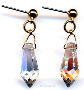 Earrings-AB-15mm-Drops-Made-w-Swarovski-Austrian-crystals-2-3-inch-Dangles