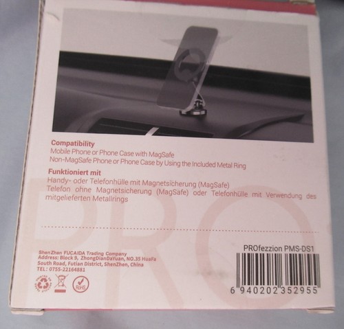 Profezzion Montaggio telefono auto magnetico PMS-DS1 - Foto 2 di 8