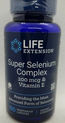 Life Extension Super Selenium Complex 200 mcg, 100 vegetarian capsules