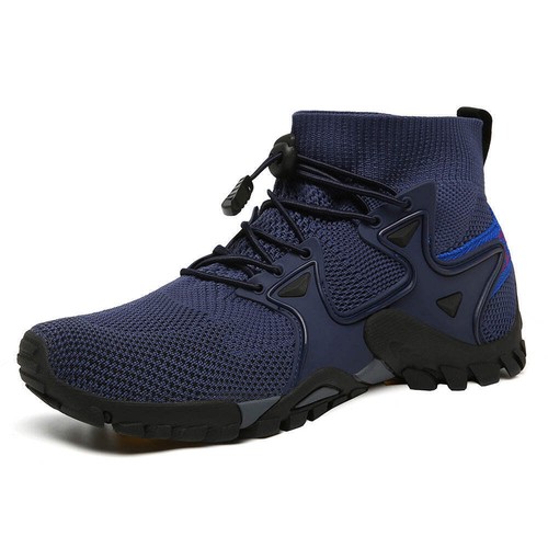 Men's High Top Hiking Shoes Breathable Outdoor Sports Shoes for Mountain Climbin - Picture 4 of 55
