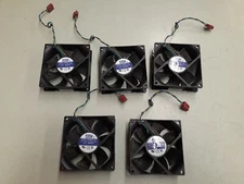 (5) AVC DS08025T12U P199 Cooling Fan DC 12V 0.7A
