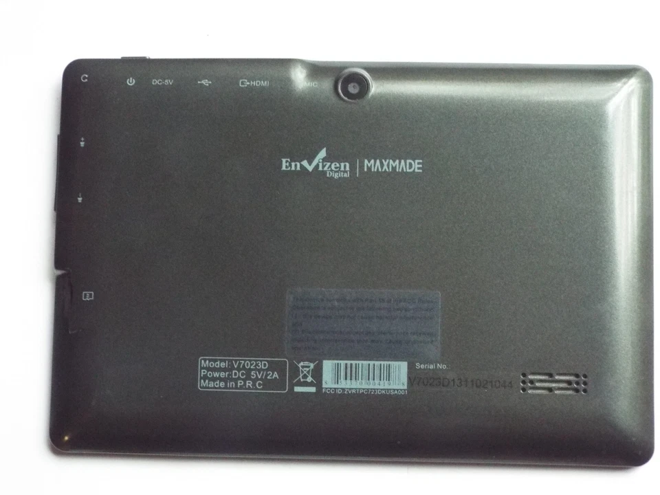 Tablet Envizen Maxmade V7023D 7" 1.6 GB Doble Núcleo - Android 4.1, 1.2GHz Foto 3 de 4