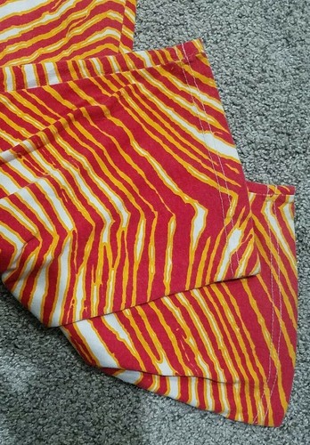Vintage Zubaz Kansas City Chief Zebra Pants SMALL USA Made w/ pockets - Picture 7 of 7