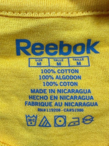 Reebok Men Boston Bruins 2016 Winter Classic Team Logo Tee Yellow Medium - Picture 5 of 6