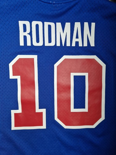NBA Dennis Rodman Shirt Jersey M Detroit Pistons Bad Boys Mitchell & Ness Basket - Bild 13 von 22
