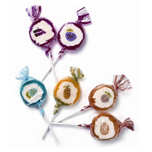 Früchte Blumen Rock Lollies Süßigkeiten Fruchtige Lollies Pifarre Spanien (10, 30 oder 100) - Bild 1 von 4