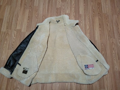 Protocol by Pan United USA RN 88076 Brown Bomber Flight Jacket Coat XXL - Picture 9 of 12
