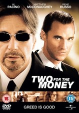 Two for the Money DVD (2012) Al Pacino, Caruso (DIR) cert 15 Fast and FREE P & P