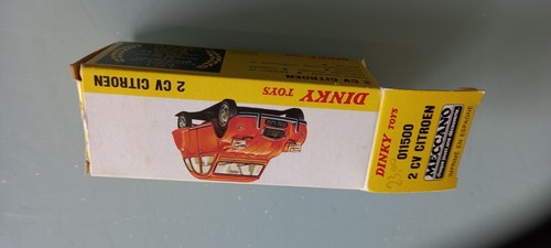 Spanish Dinky 011500 Citroen 2 CV Orange VN Mint model in a good Boxed NOT ATLAS - Picture 10 of 18