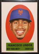 2021 Topps Archives Francisco Lindor 1963 Peel Off Insert #69PO-11 Mets NM-MINT+