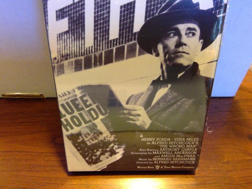 Henry Fonda Vera Mills The Wrong Man VHS - Sealed Watermarked - Picture 3 of 8
