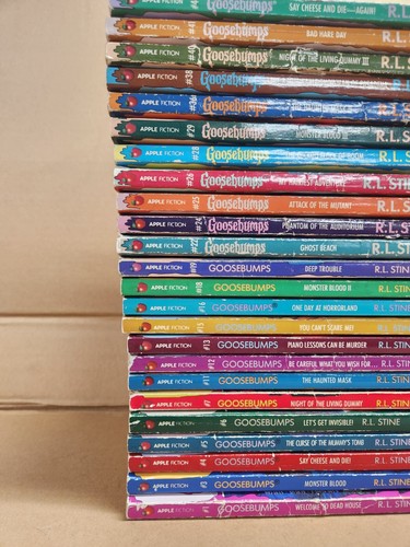Goosebumps 1 3 4 5 6 7 11 12 13 15 16 18 19 22 24 25 26 28 29 36 38 40 41 44 LOT - Picture 22 of 23