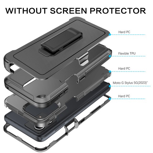 For Motorola Moto G Stylus 5G 2021/2022/2023 Case Cover Belt Clip Fit Otterbox - Picture 4 of 10