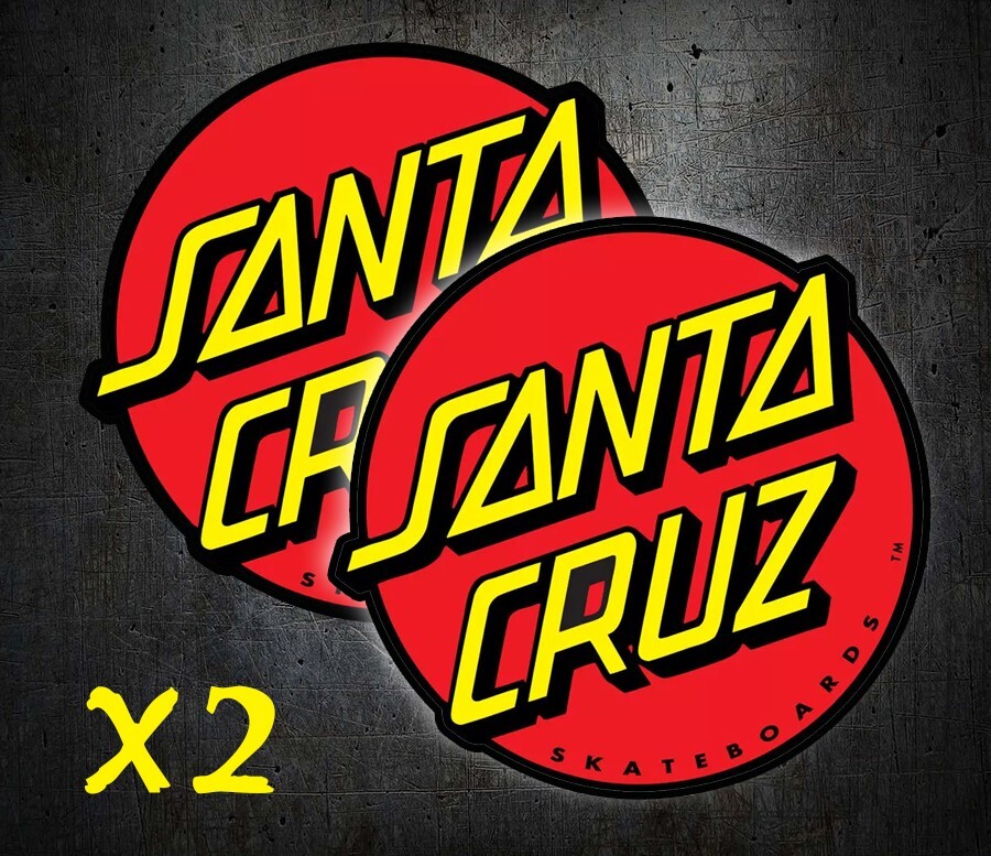 Santa Cruz Classic Dot Circle Skateboard Sticker Decal