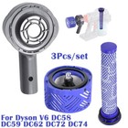 Motor Rear Cover Rear HEPA Pre Filter Sets Replacements for Dyson V6 DC58 Filter