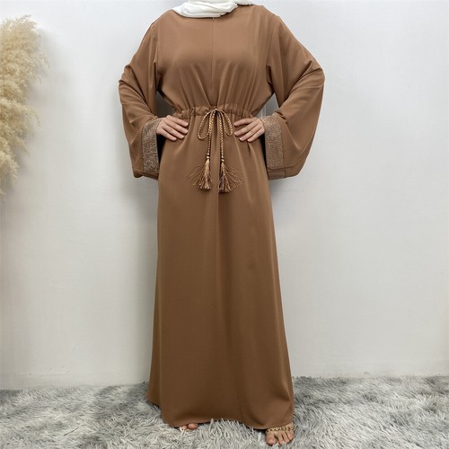 Dubai Women Muslim Maxi Dress Abaya Long Robe Kaftan Islamic Loose Caftan Party - Picture 20 of 60