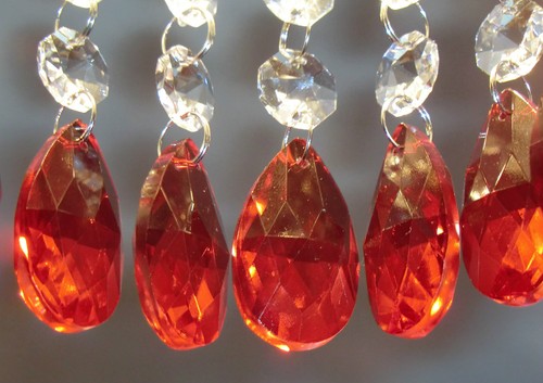 6 hängende Sonnenfänger Kronleuchter Glas Kristalle Deko Prismen Licht Perlen - Bild 106 von 299