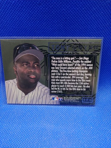 Tony Gwynn #6 (1995 Fleer Ultra) League Leader, San Diego Padres - Picture 2 of 2
