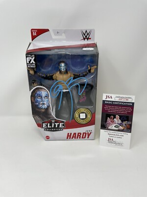 WWE 認証書付きサイン入り jeff hardy elite エリート Jeff Hardy Signed WWE Elite Top Picks Action Figure JSA COA